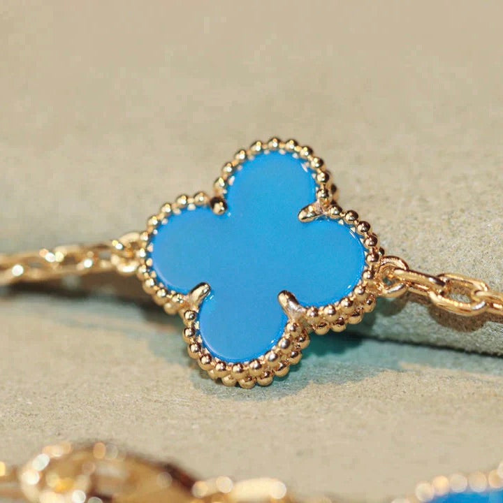 ¡®Veyra Jewelry¡¯CLOVER 20 MOTIFS TURQUOISE GOLD