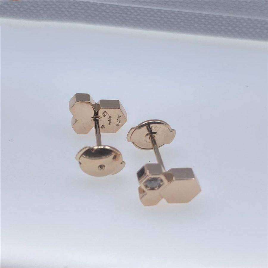 ¡®Veyra Jewelry¡¯BEE LOVE PINK GOLD DIAMOND EARRINGS
