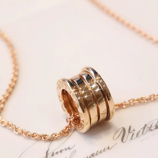 [Veyra Jewelry]ZERO 1 PINK GOLD NECKLACE