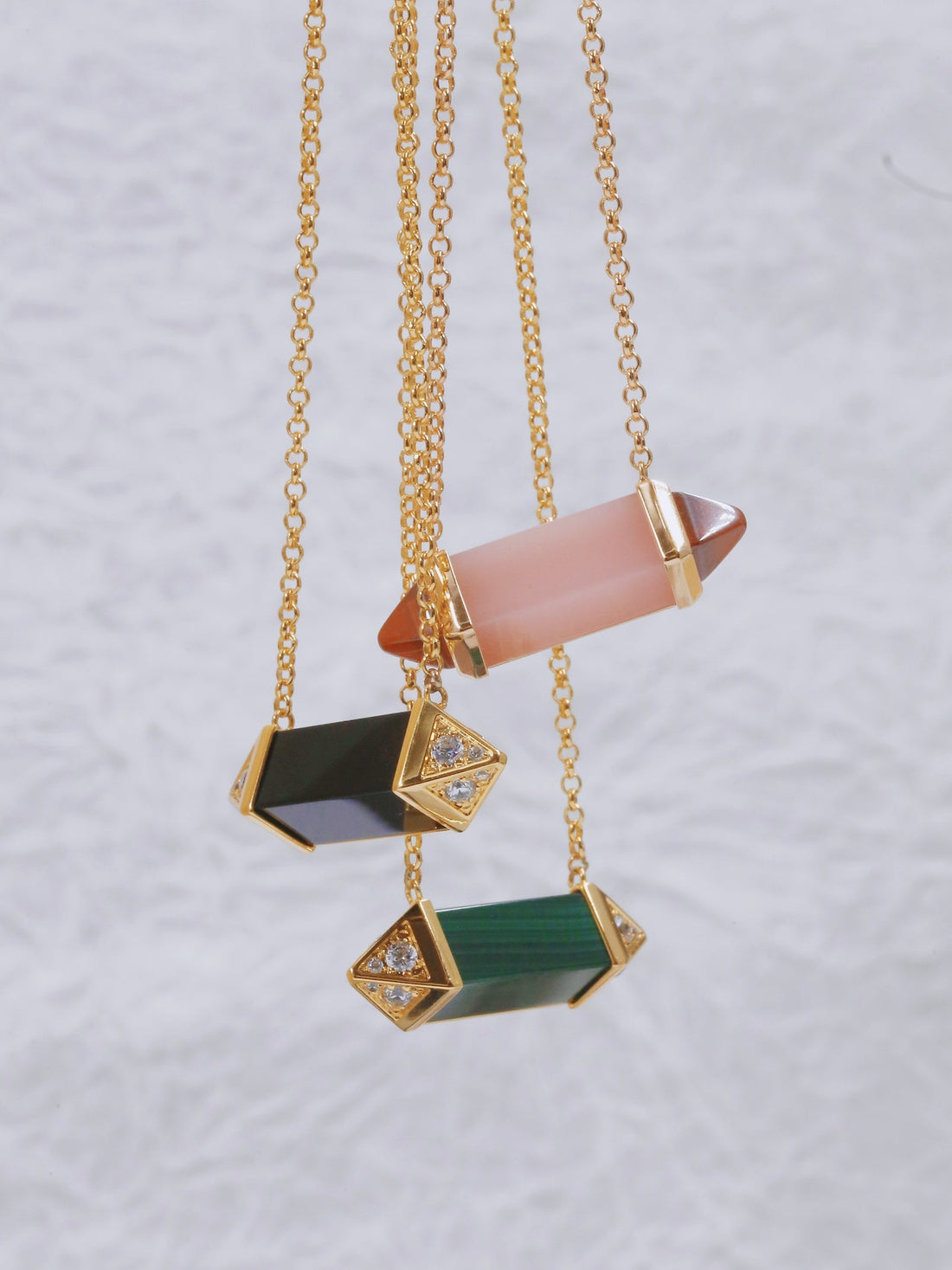 ¡®Veyra Jewelry¡¯Color Stone Bar Pendant Necklace