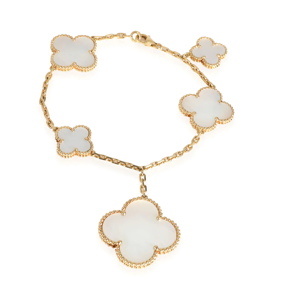 ¡®Veyra Jewelry¡¯MAGIC CLOVER MOP GOLD BRACELET 5 MOTIFS