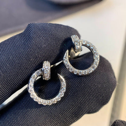 ¡®Veyra Jewelry¡¯JUSTE EARRINGS SILVER DIAMONDS