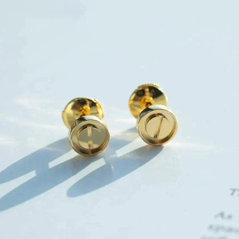 ¡®Veyra Jewelry¡¯LOVE EARRINGS GOLD 10MM