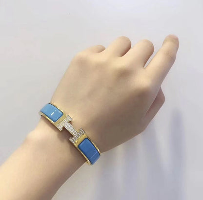 ¡®Veyra Jewelry¡¯H CLOUD BLUE BRACELET GOLD DIAMOND