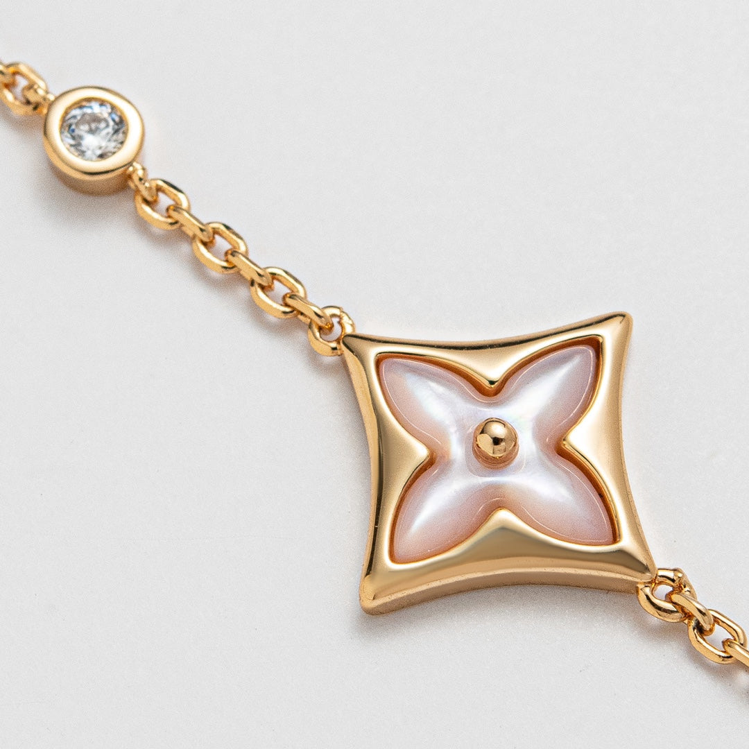 ¡®Veyra Jewelry¡¯STAR 1 DIAMOND PINK GOLD BRACELET