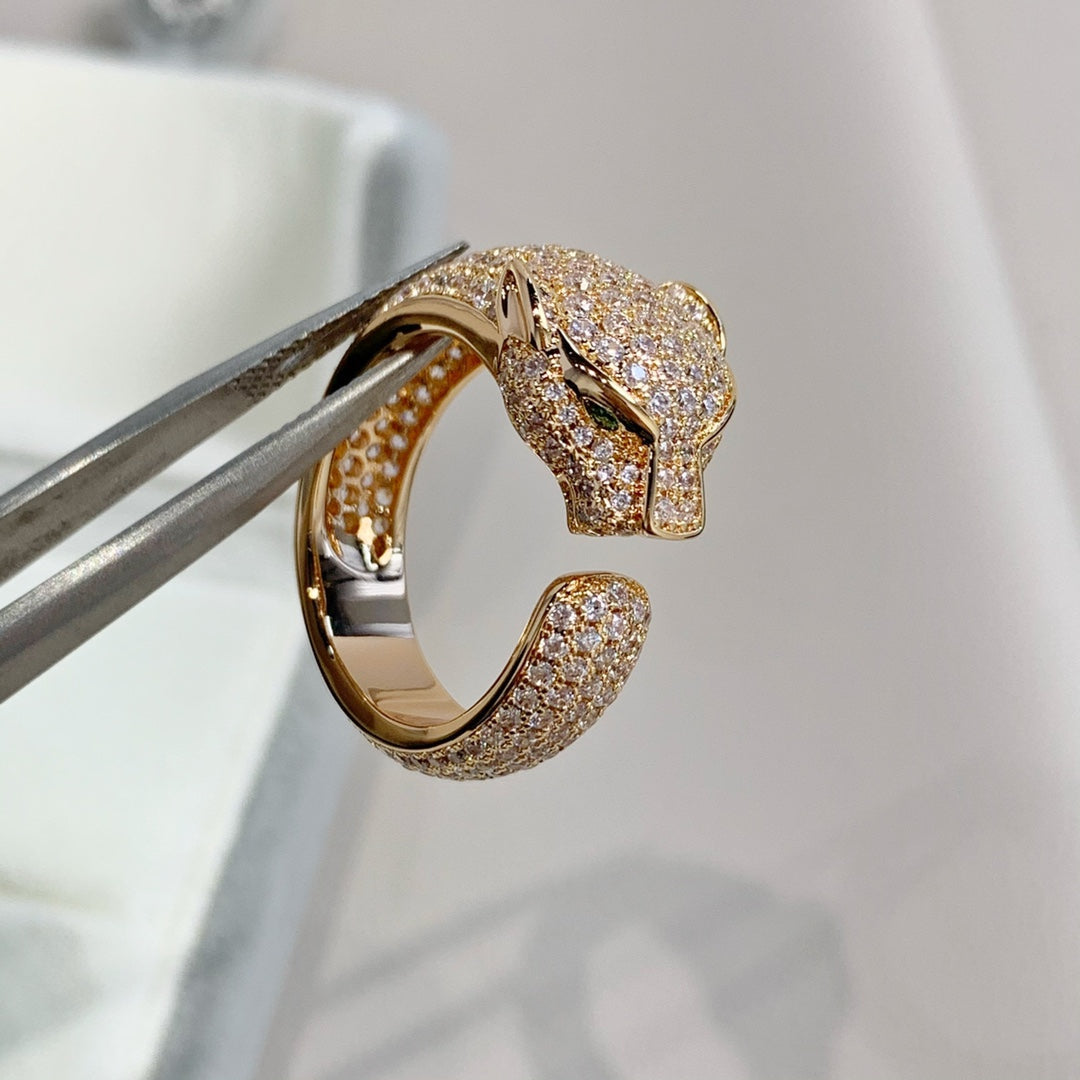 ¡®Veyra Jewelry¡¯PANTHERE PINK GOLD DIAMOND RING