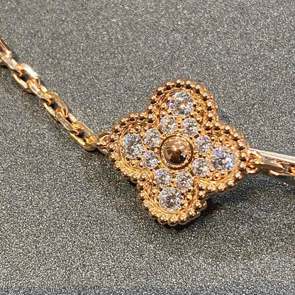 [Veyra Jewelry] New  CLOVER 5 MOTIF FULL DIAMOND BRACELET COLLECTION