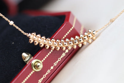 ¡®Veyra Jewelry¡¯CLASH PINK GOLD NECKLACE