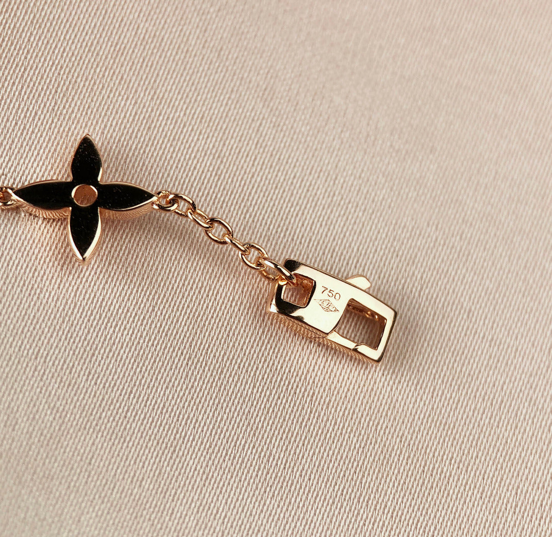 ¡®Veyra Jewelry¡¯STAR AND SUN 7 MOTIFS GOLD BRACELET
