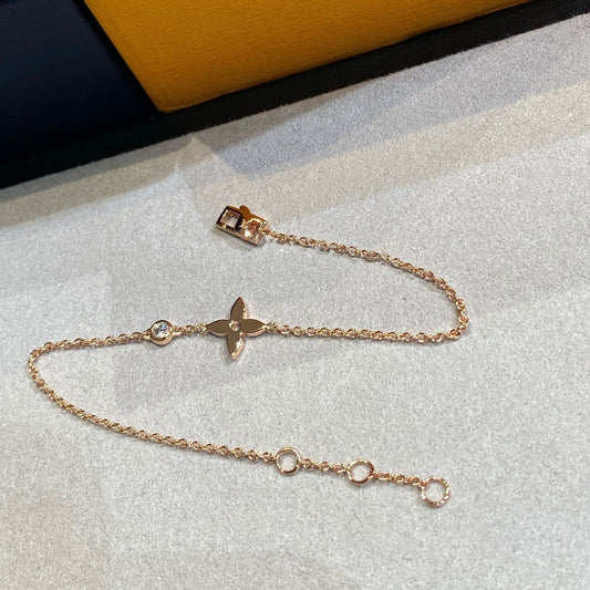 ¡®Veyra Jewelry¡¯STAR DIAMOND PINK GOLD BRACELET