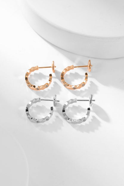 ¡®Veyra Jewelry¡¯BEE LOVE DIAMOND HOOP EARRINGS