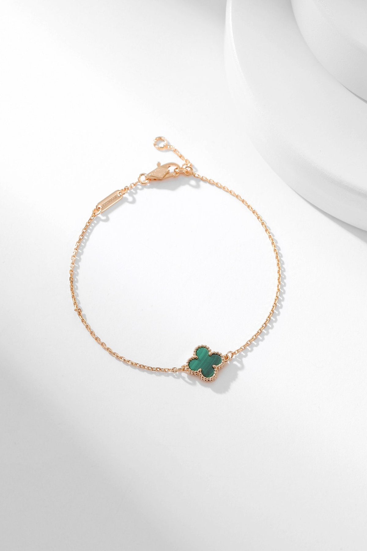 ¡®Veyra Jewelry¡¯CLOVER BRACELET MALACHITE 1 MOTIF