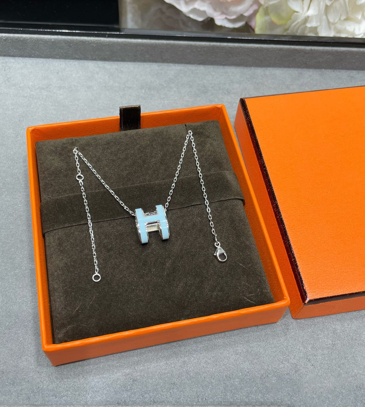 ¡®Veyra Jewelry¡¯POP H SKY BLUE NECKLACE