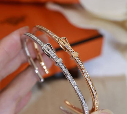 [Veyra Jewelry] DIAMOND-ENCRUSTED BRACELET THREE COLORS