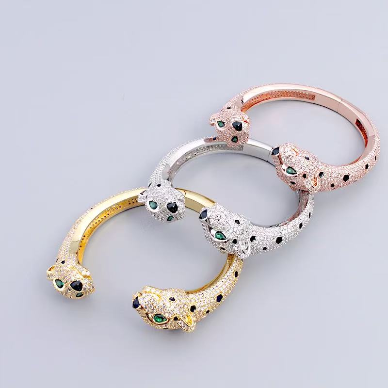 [Veyra Jewelry] Full Diamond Panther Bangle & Ring