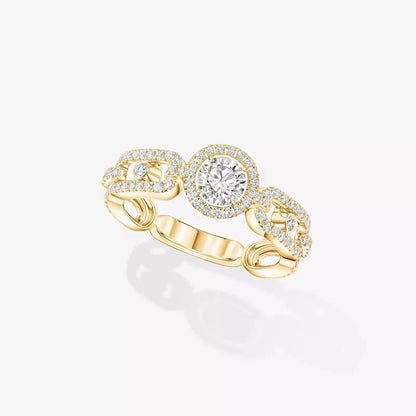 [Veyra Jewelry]Move Link Solitaire Ring