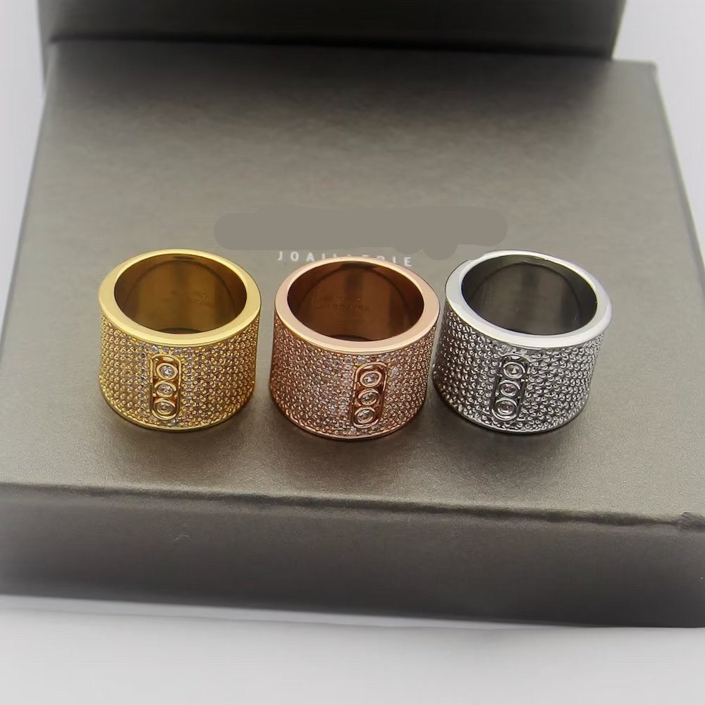[Veyra Jewelry] Move Wide Full Pavé Diamond Ring