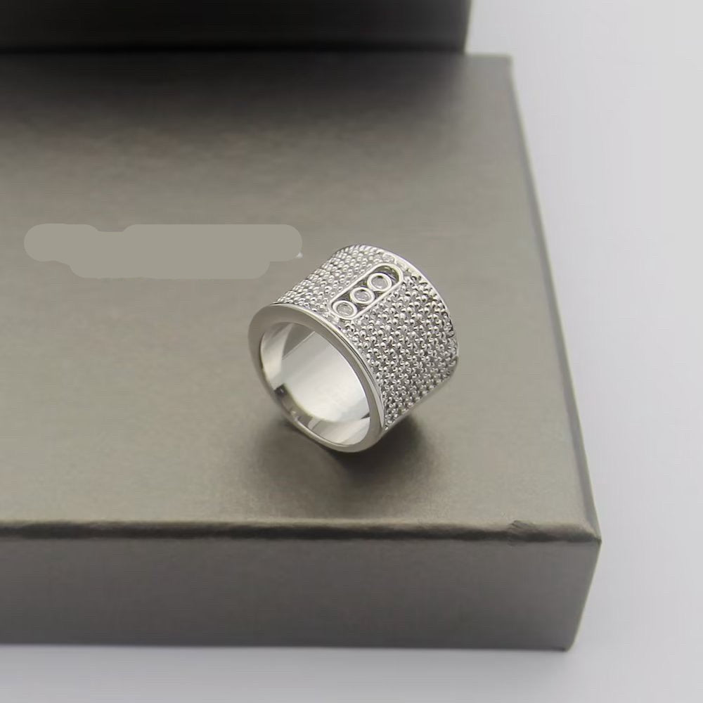 [Veyra Jewelry] Move Wide Full Pavé Diamond Ring