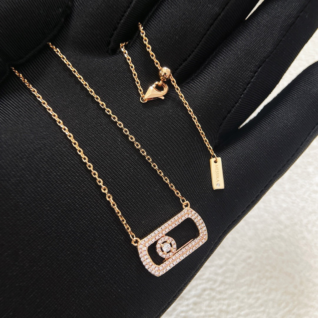 [Veyra Jewelry] So Move Pavé Sliding Diamond Necklace