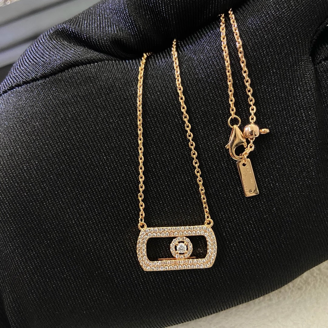 [Veyra Jewelry] So Move Pavé Sliding Diamond Necklace