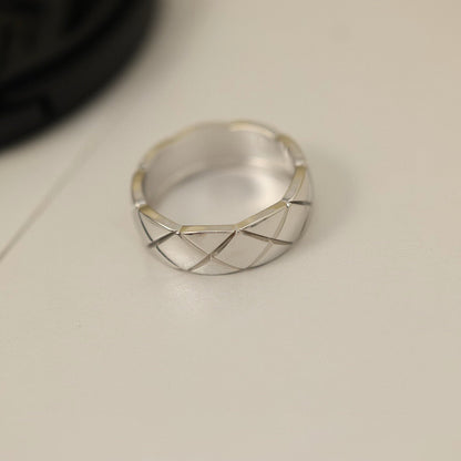 ¡®Veyra Jewelry¡¯Quilted pattern ring, diamond‑free
