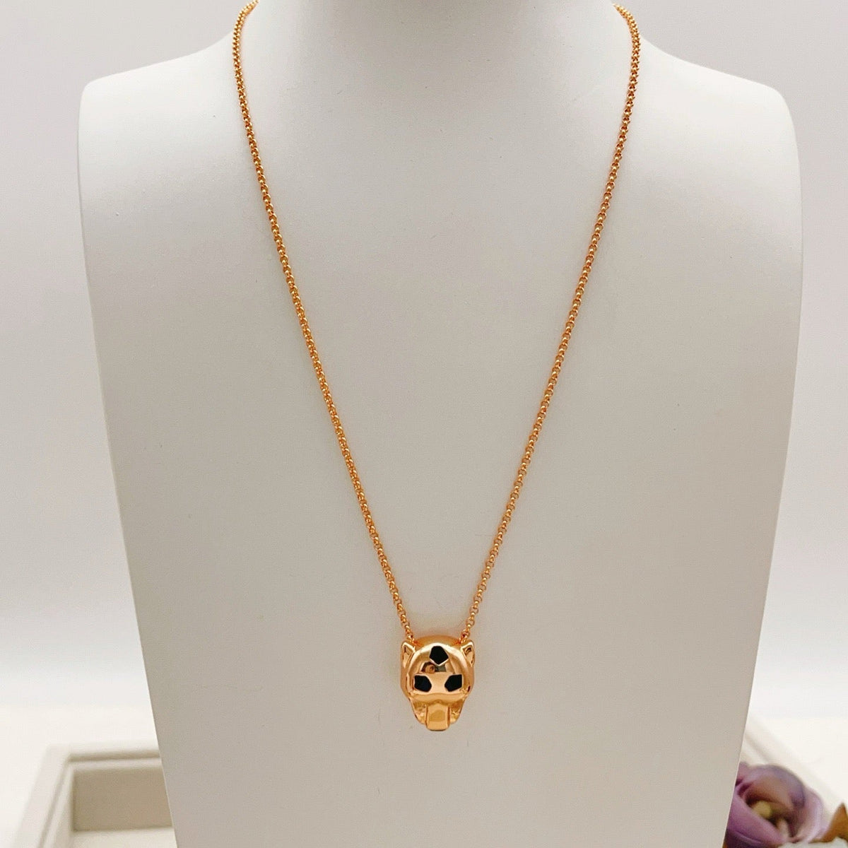 ¡®Veyra Jewelry¡¯Panthère de Cartier Solid Panther‑Head Necklace,