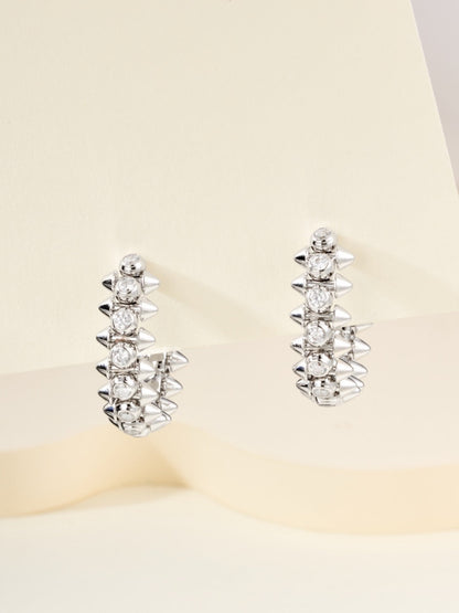 ¡®Veyra Jewelry¡¯Clash‑de  Spiked Diamond Earrings