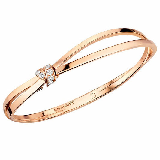 ¡®Veyra Jewelry¡¯Liens Séduction Bracelet | Diamond Twisted Knot Bangle