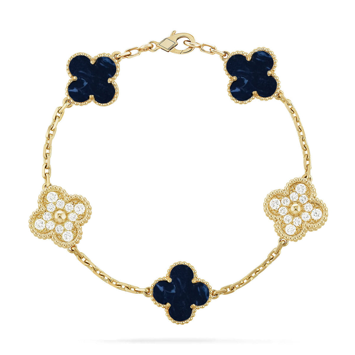 [Veyra Jewelry]New CLOVER 5 MOTIF PIETERSITE BRACELET COLLECTION