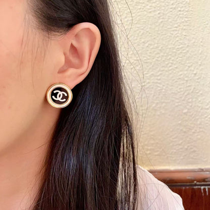 [Veyra Jewelry]Classic Double C Stud Earrings