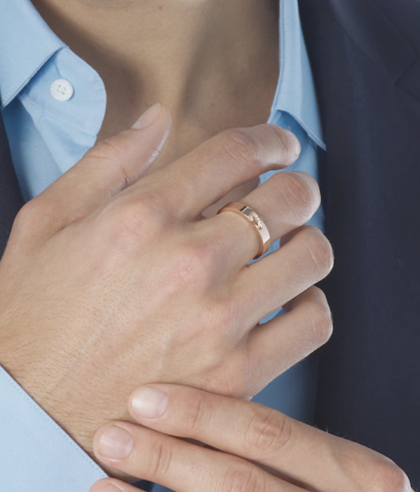 ¡®Veyra Jewelry¡¯ALLIANCE LIENS VIDENCE DIAMOND 4MM RING