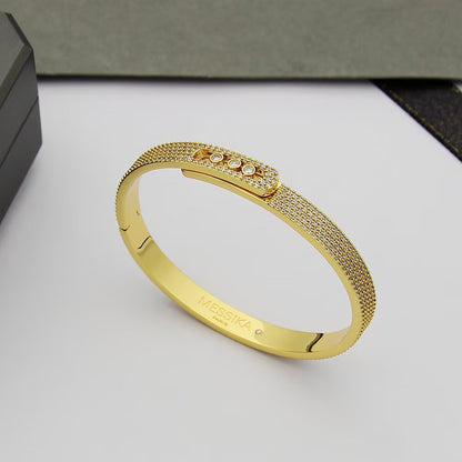[Veyra Jewelry]Move Noa Full Pavé Diamond Bangle Bracelet
