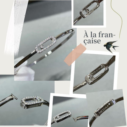 [Veyra Jewelry]Move Uno pavé flex bangle medium
