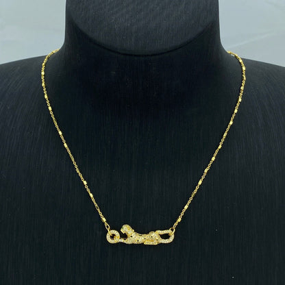¡®Veyra Jewelry¡¯Pave Panther Pendant Necklace