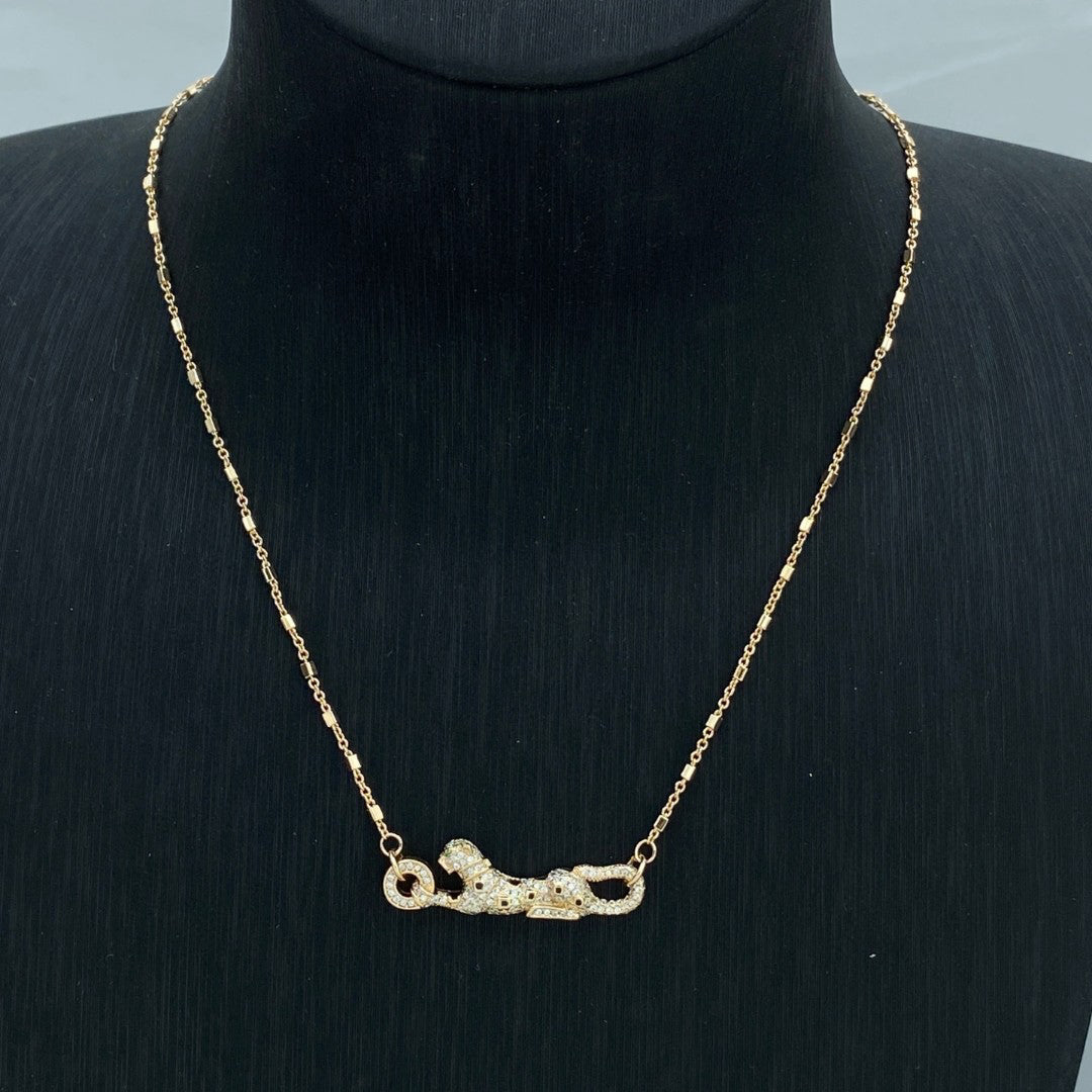 ¡®Veyra Jewelry¡¯Pave Panther Pendant Necklace