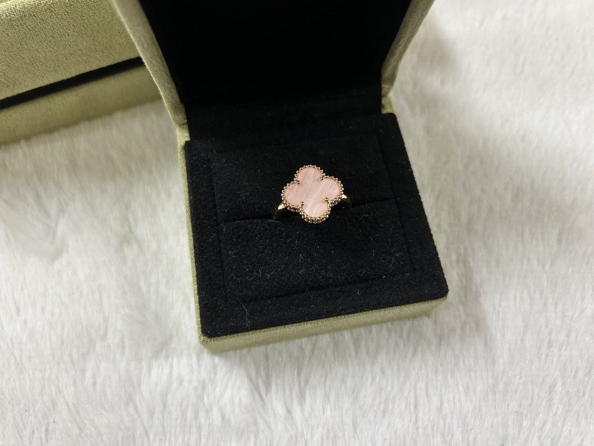 [Veyra Jewelry]Pink Clover Ring