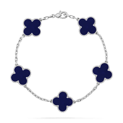 [Veyra Jewelry]New CLOVER 5 MOTIF LAPIS LAZULI BRACELET COLLECTION