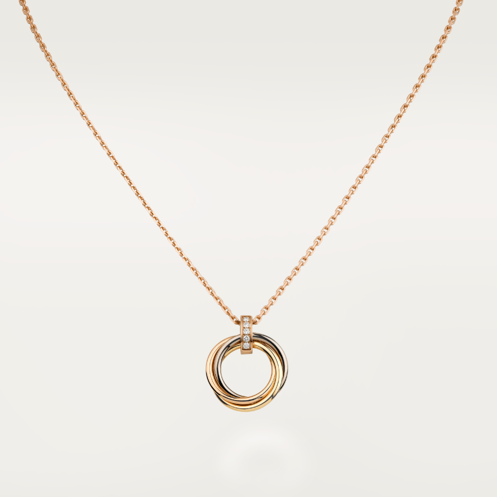 ¡®Veyra Jewelry¡¯TRINITY NECKLACE GOLD  DIAMONDS