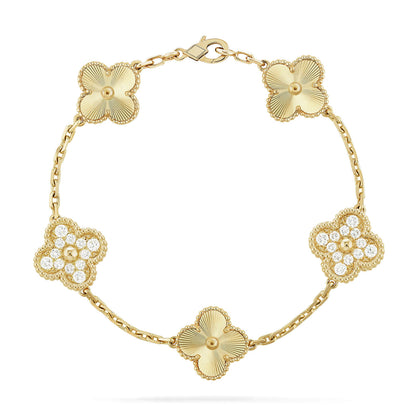 [Veyra Jewelry]New  CLOVER 5 MOTIF LASER BRACELET COLLECTION