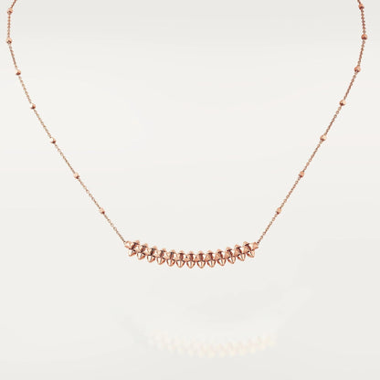 ¡®Veyra Jewelry¡¯CLASH PINK GOLD NECKLACE