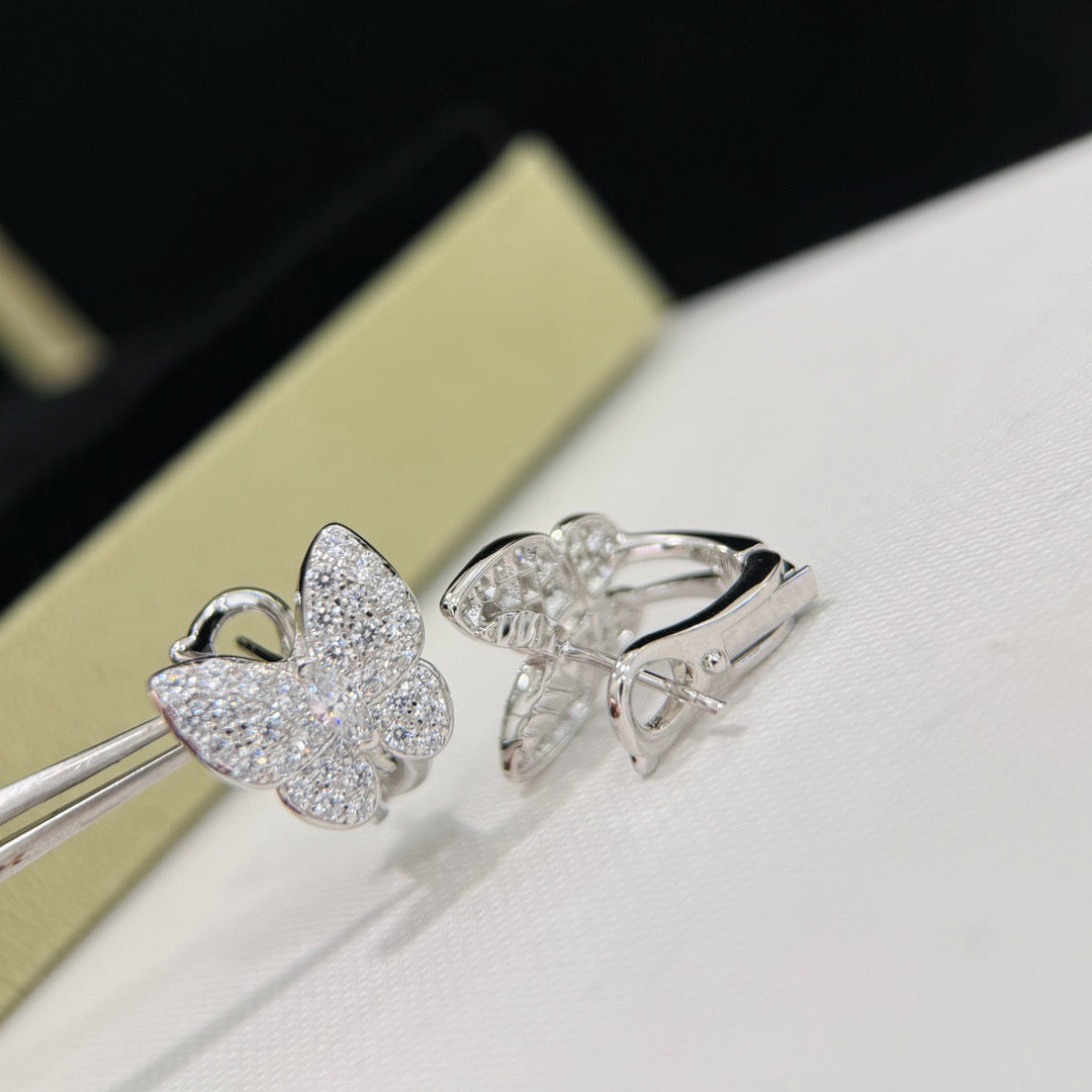 ¡®Veyra Jewelry¡¯BUTTERFLY ALL DIAMOND EARRINGS