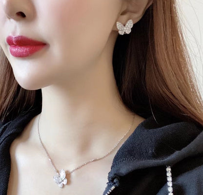 ¡®Veyra Jewelry¡¯BUTTERFLY ALL DIAMOND EARRINGS