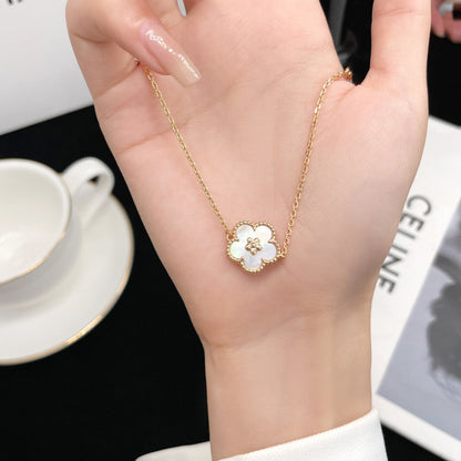¡®Veyra Jewelry¡¯LUCKY WHITE MOP PLUM BLOSSOM  BRACELET