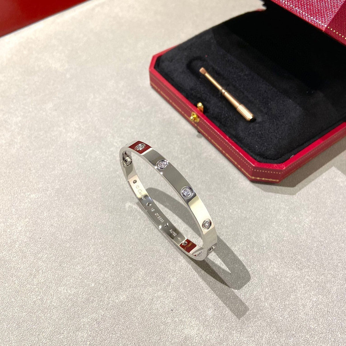 ¡®Veyra Jewelry¡¯LOVE BRACELET 6.1MM 10 DIAMONDS