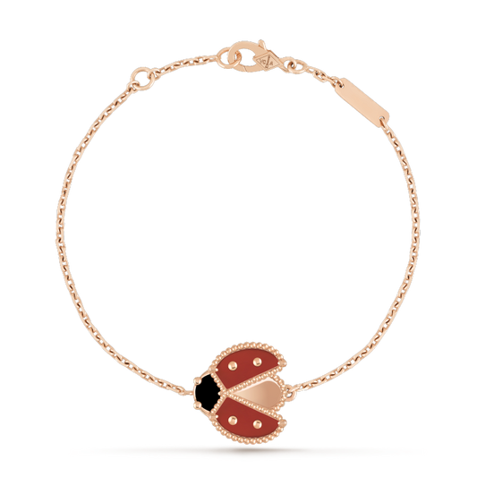 ¡®Veyra Jewelry¡¯LUCKY SPRING 1 MOTIF PINK GOLD BRACELET