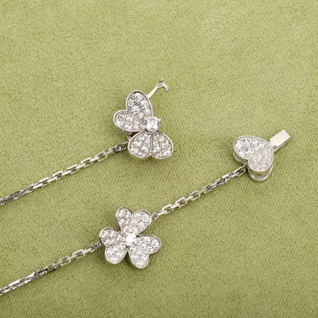 ¡®Veyra Jewelry¡¯FRIVOLE SILVER 9 FLOWERS NECKLACE