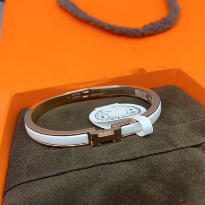 ¡®Veyra Jewelry¡¯CLASSIC HM CLIC WHITE 8MM ENAMEL BRACELET
