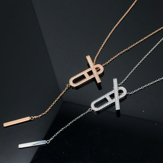 ¡®Veyra Jewelry¡¯HM NECKLACE PLATINUM ROSE GOLD DIAMOND