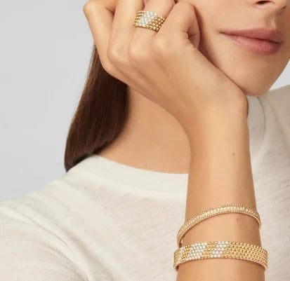[Veyra Jewelry]Five-row diamond bracelet