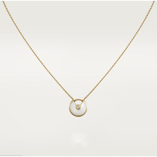¡®Veyra Jewelry¡¯AMULETTE ROSE GOLD MOP NECKLACE
